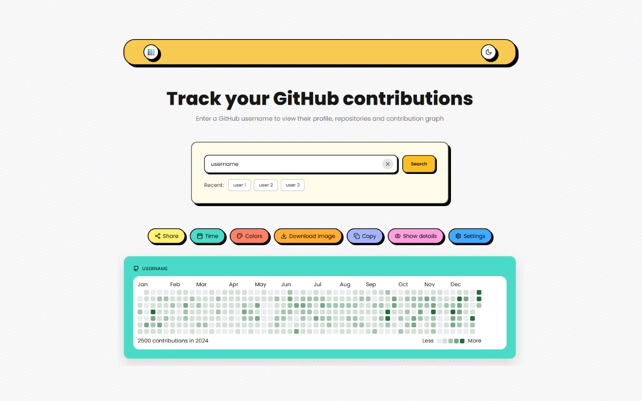 Git Profile Stats gallery image