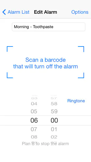 Barcode Alarm Clock Image