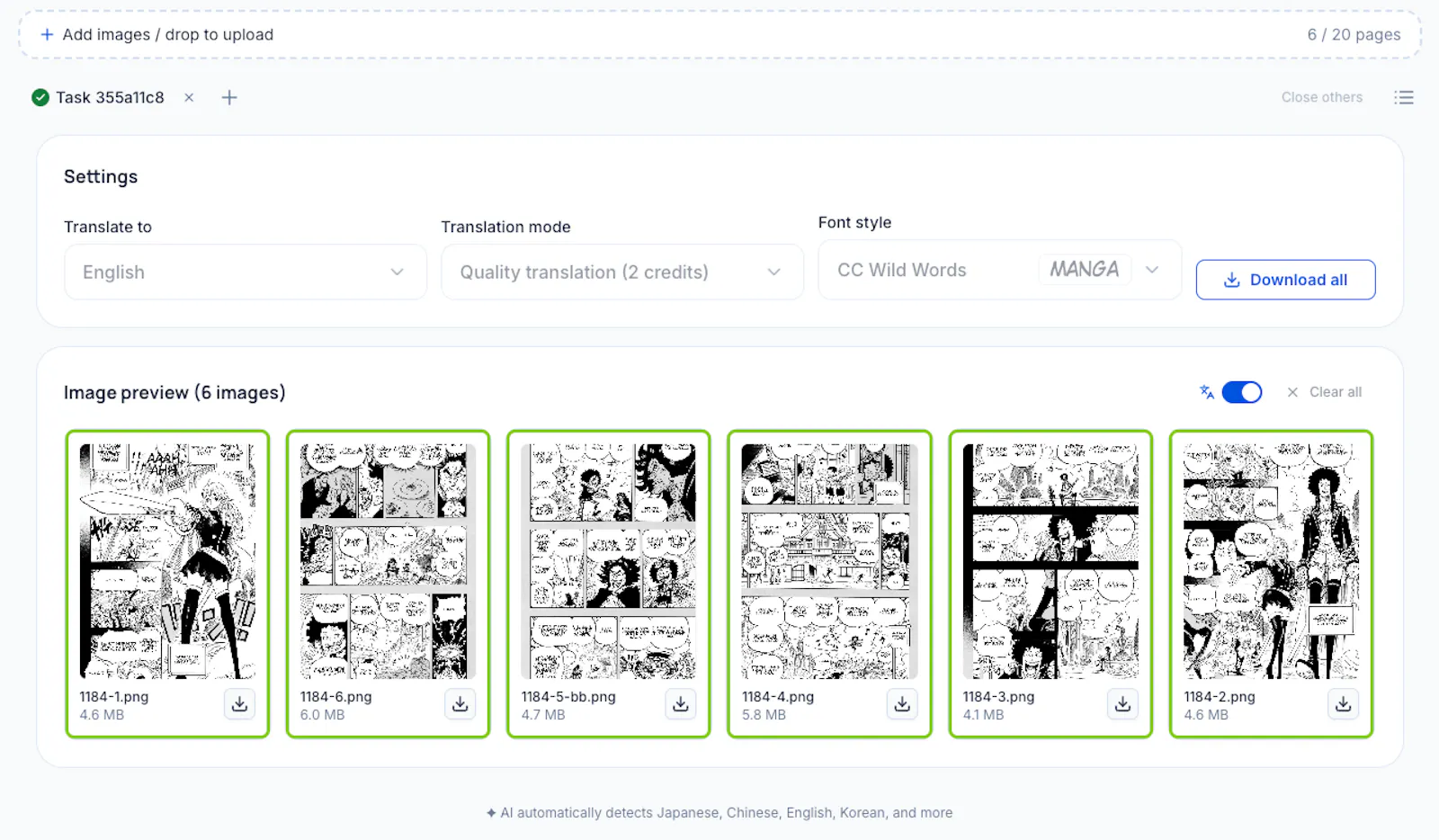 MangaSense screenshot 3