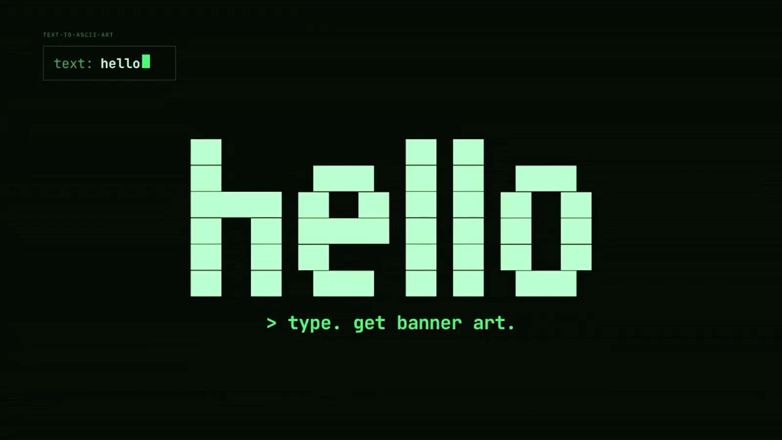 getascii screenshot 1 (video preview)