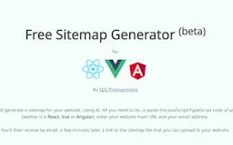 Sitemap.xml Generator, From Your Code media 1