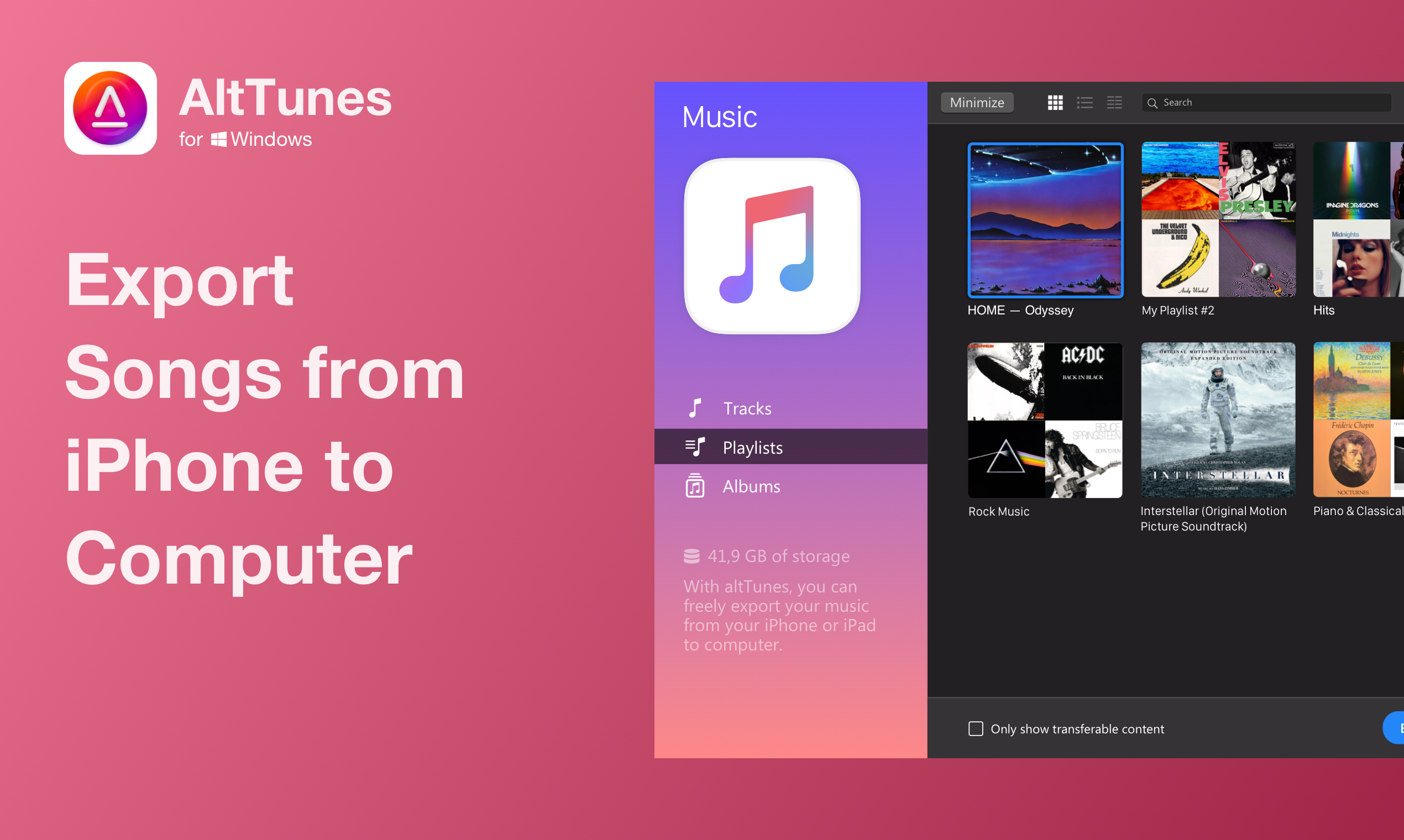 Alttunes - Ein iPhone -Manager, den PC -Benutzer lieben werden Medien 4