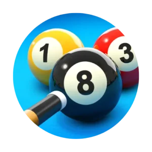 8 Ball Pool Free APK - Product Hunt launch logo and brand identity