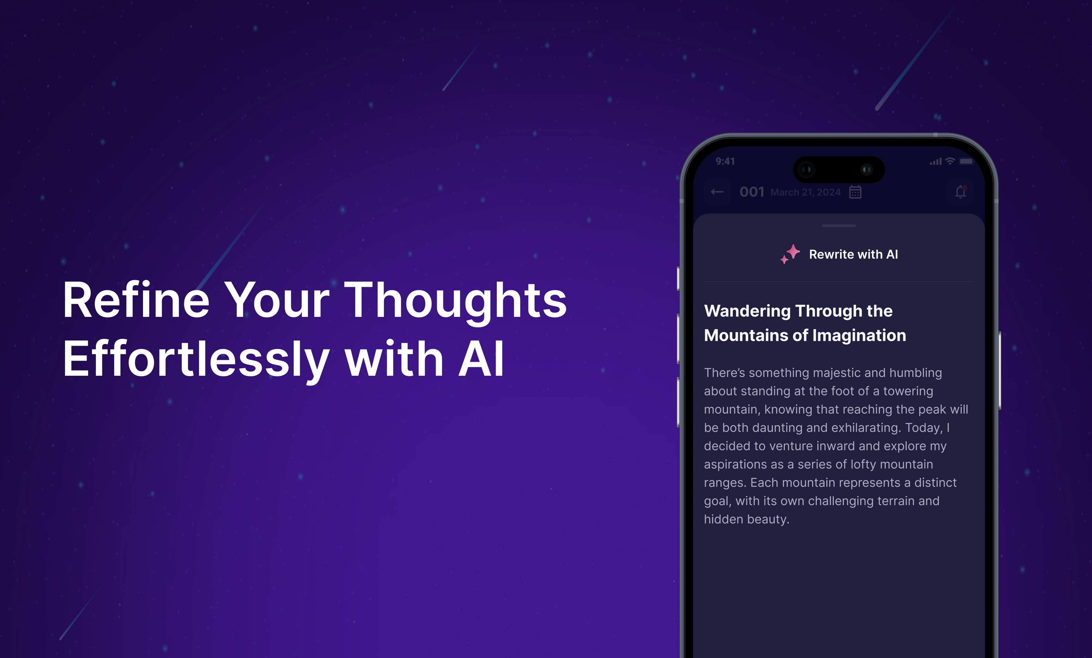 Média Dream Story Live - Ai Application de journalisation - La journalisation s'est facilitée avec l'auto-réflexion guidée par l'IA 4