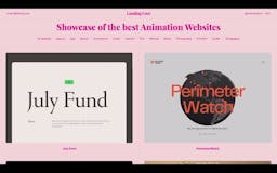 Showcase of the best Animation Websites media 1