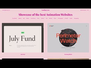 Showcase of the best Animation Websites gallery image