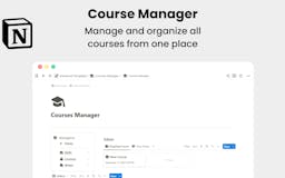 Notion Course Manager media 2