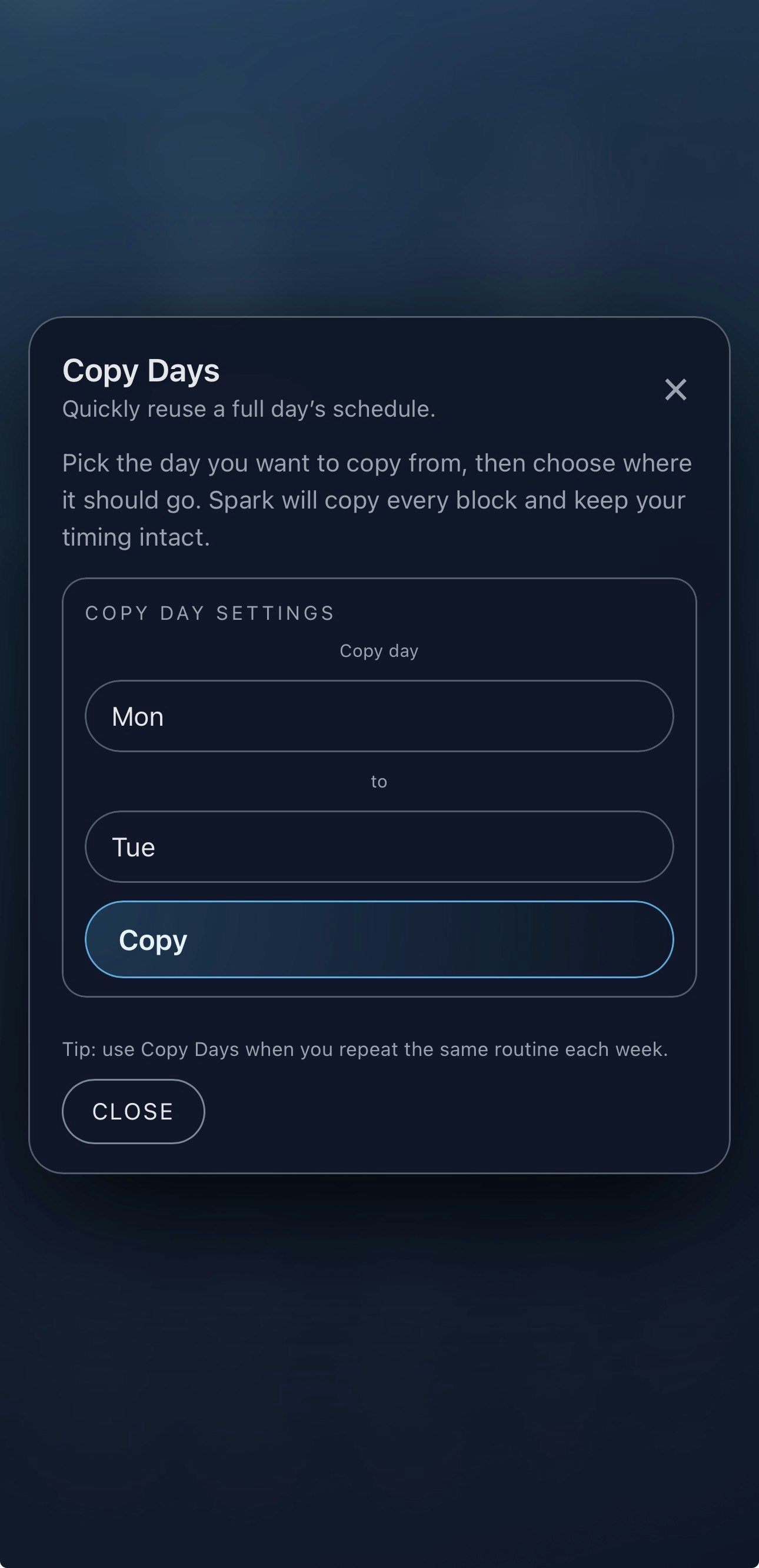 CoGen Spark - Screenshot 2 showing product features and functionality