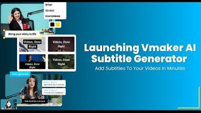 Animated Auto Subtitles by Vmaker AI gallery image