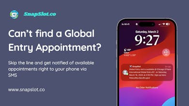 SnapSlot - Fast Global Entry Appointment gallery image