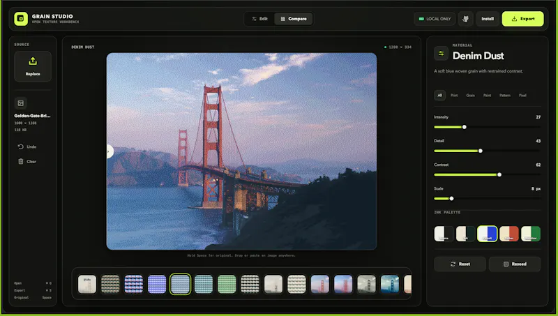 Grain Studio screenshot 2