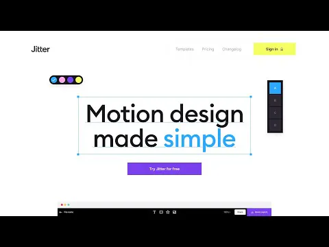 Jitter App Jitter: 💫 Fast and simple motion design tool on the web. | Product Hunt