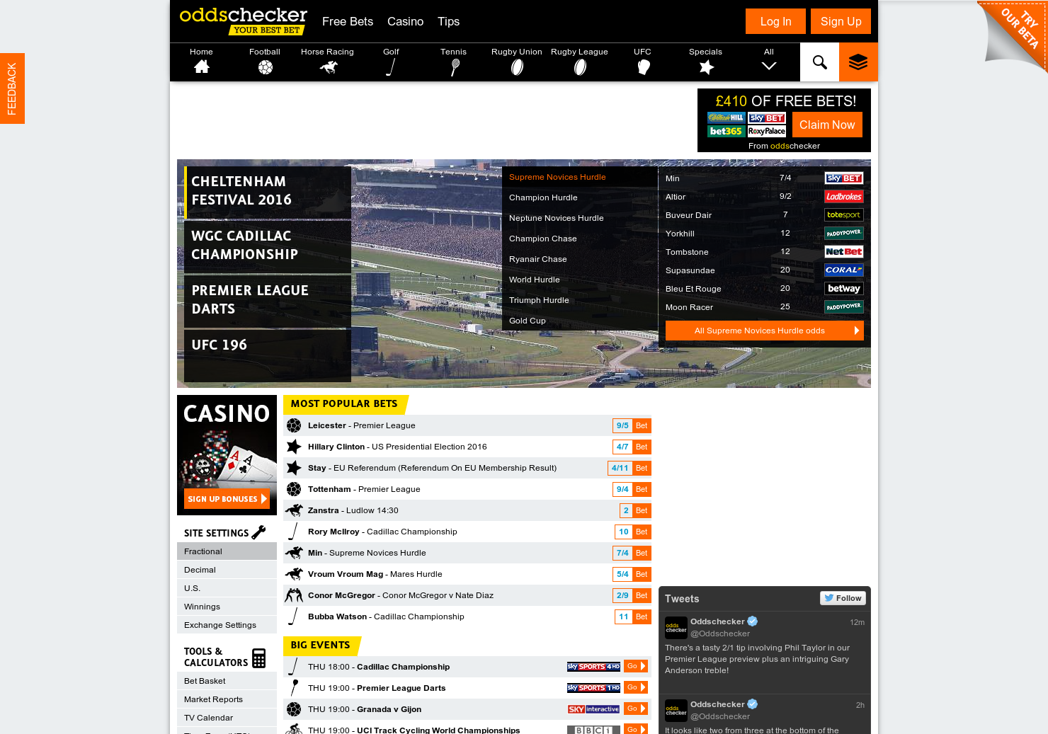 Oddschecker gallery image