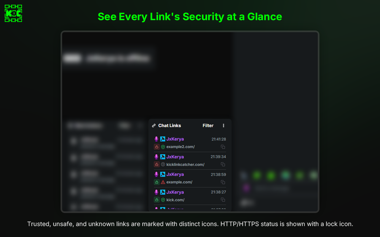 KickLink Catcher - Screenshot 3 showing product features and functionality