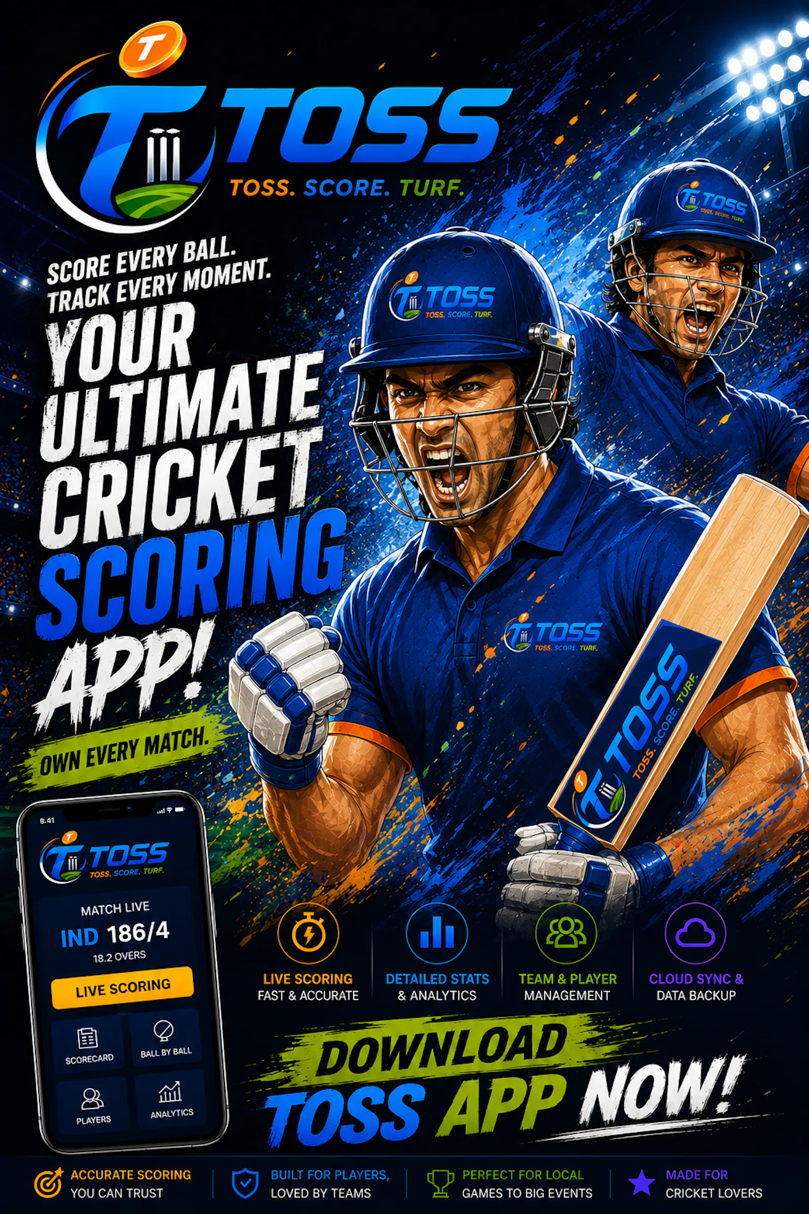 TOSS : Ultimate cricket partner screenshot 1