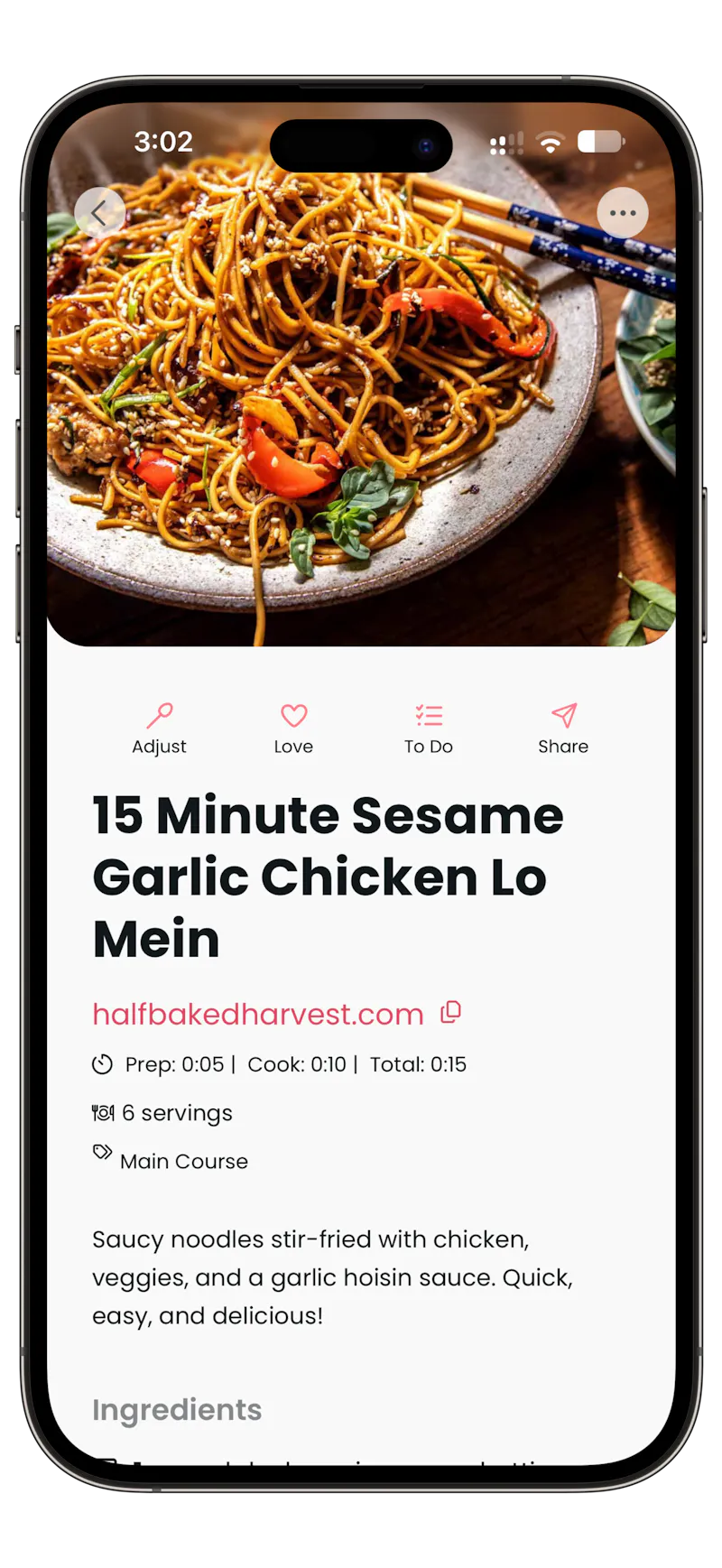 Savr Recipe Manager screenshot 2