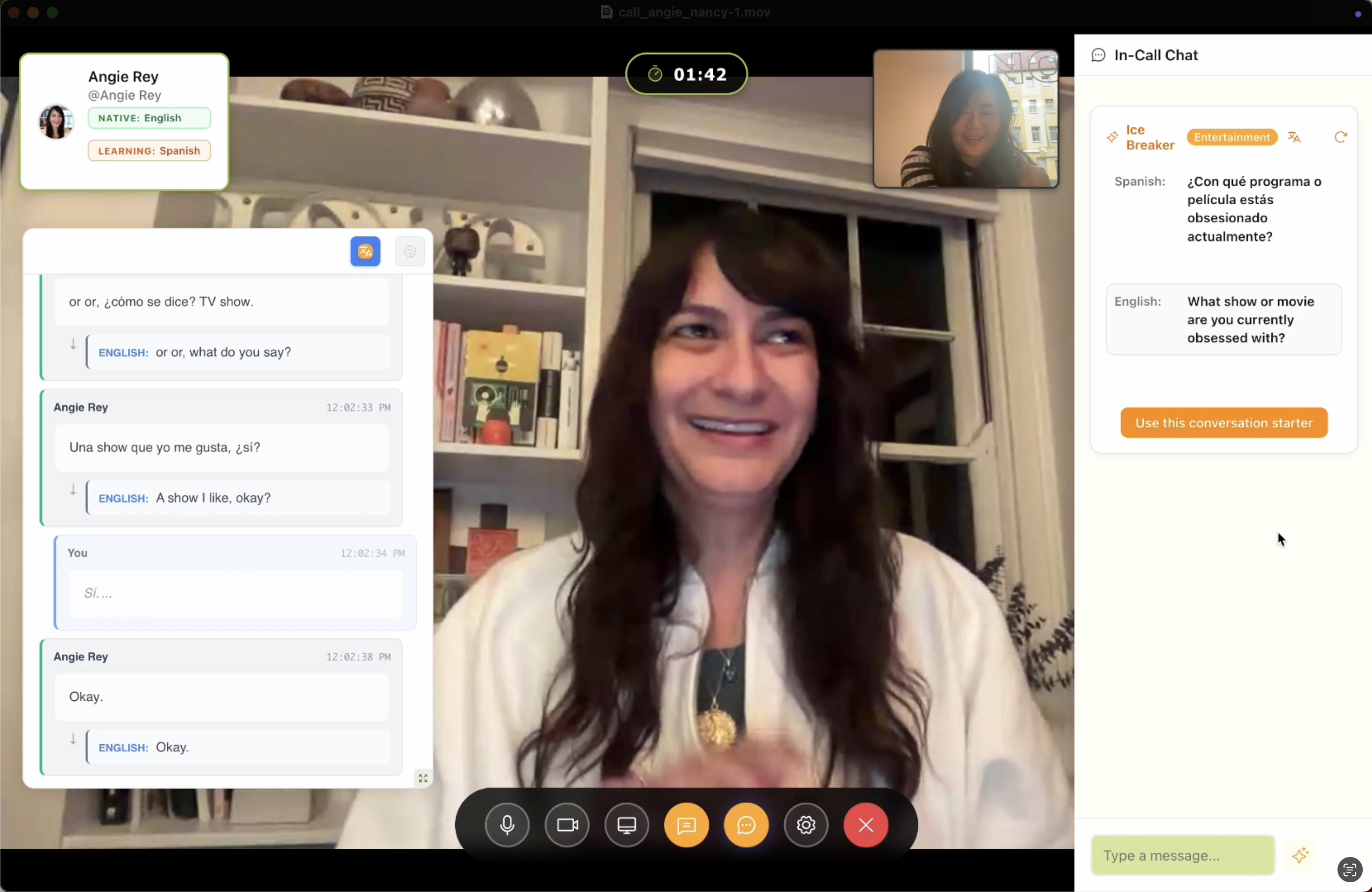 FluenTea - Main screenshot showing features and interface