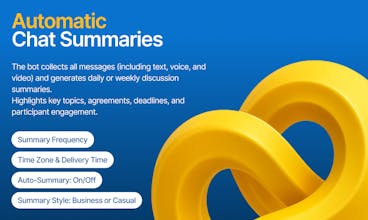 Telegram Summary Bot gallery image