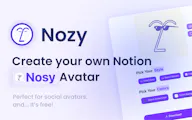 Nozy – Free Notion Style Avatar Creator