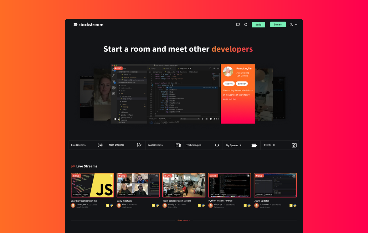 وسائط StackStream - منزل المطورين للرمز والتعلم معًا 3