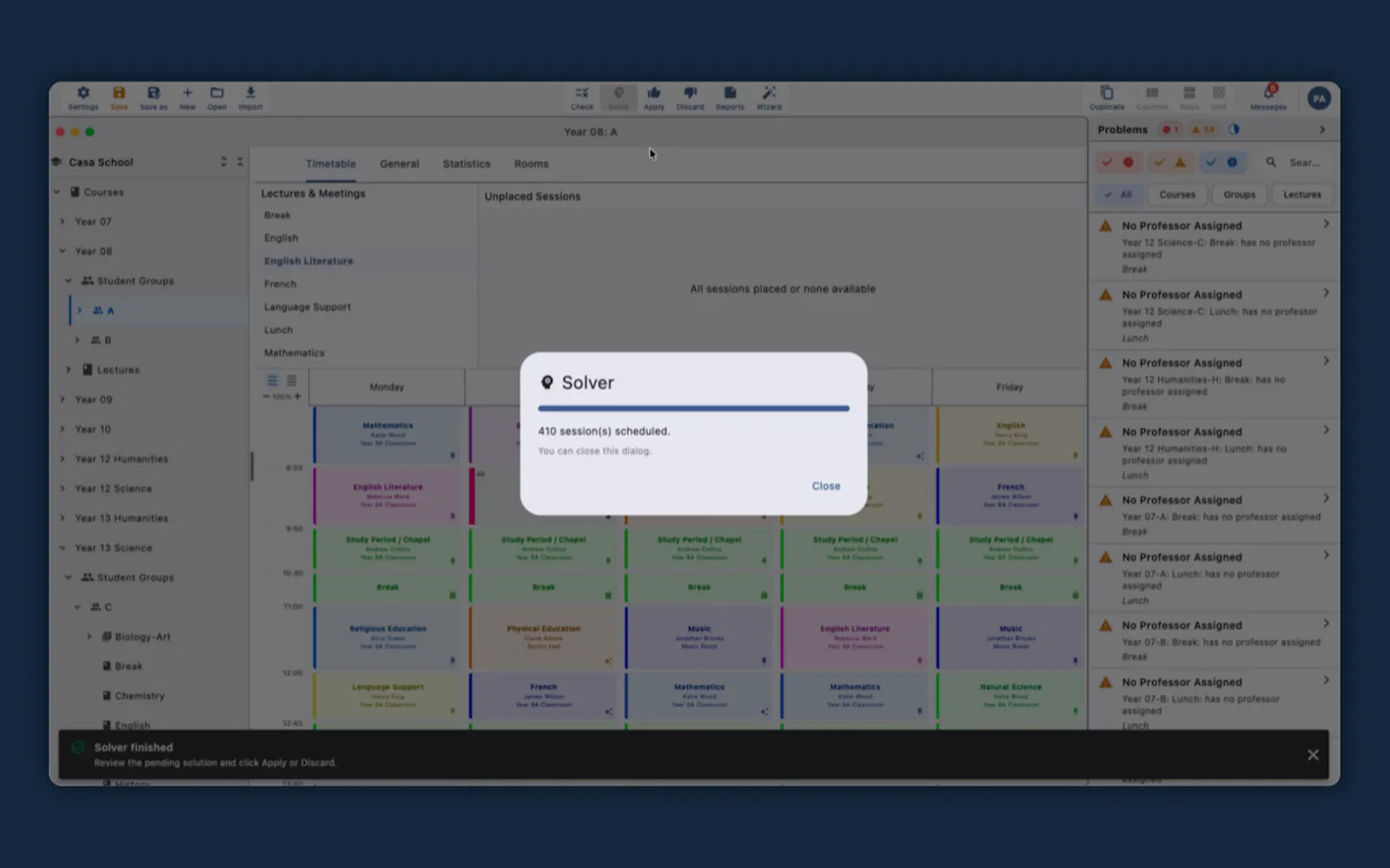 Arignote Timetable screenshot 4