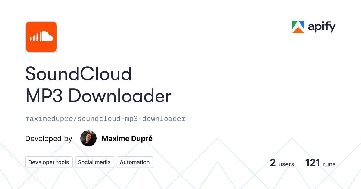 SoundCloud MP3 Downloader gallery image