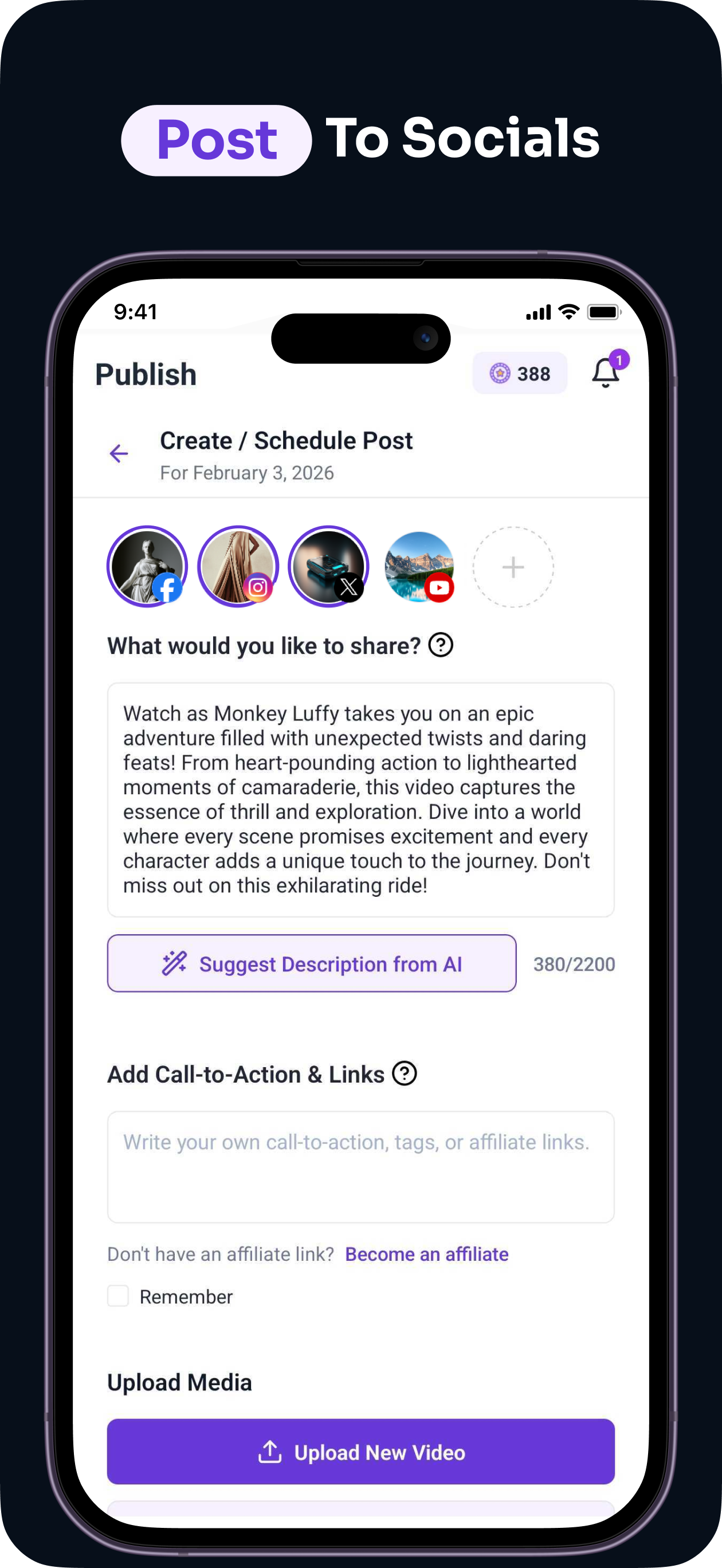 Syllaby Mobile App - AI Video Generator gallery image