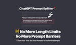 ChatGPT Prompt Splitter image