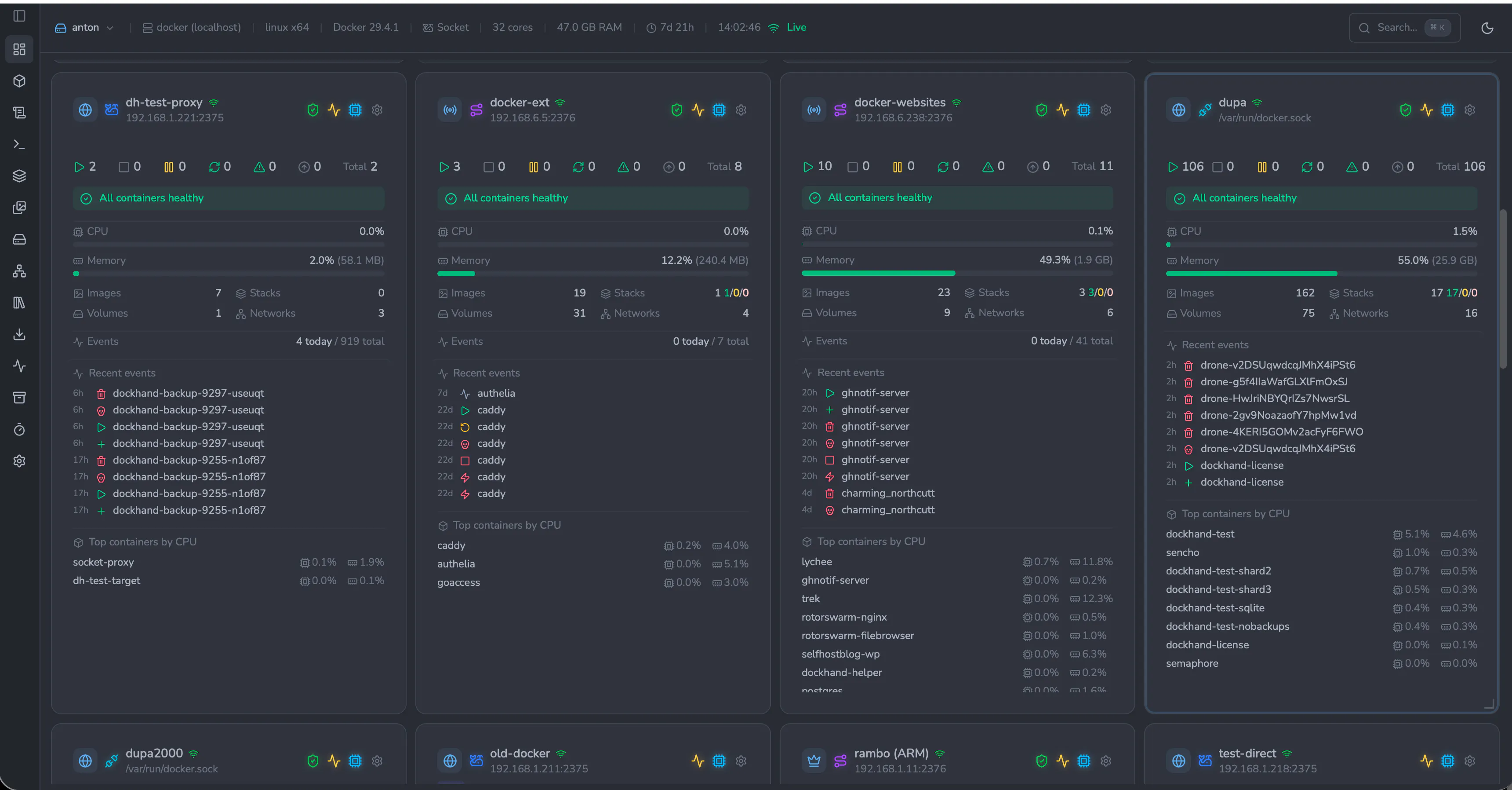 Dockhand screenshot 3