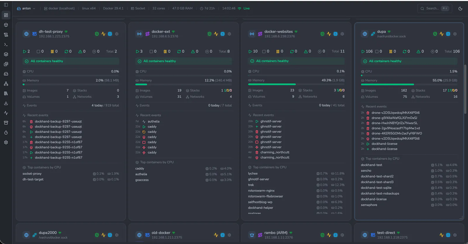 Dockhand screenshot 3