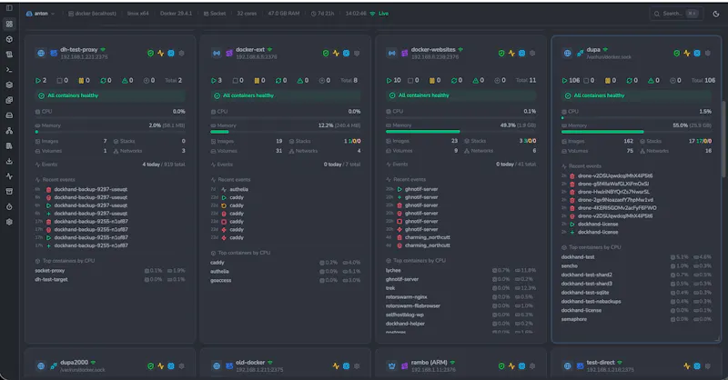 Dockhand screenshot 3