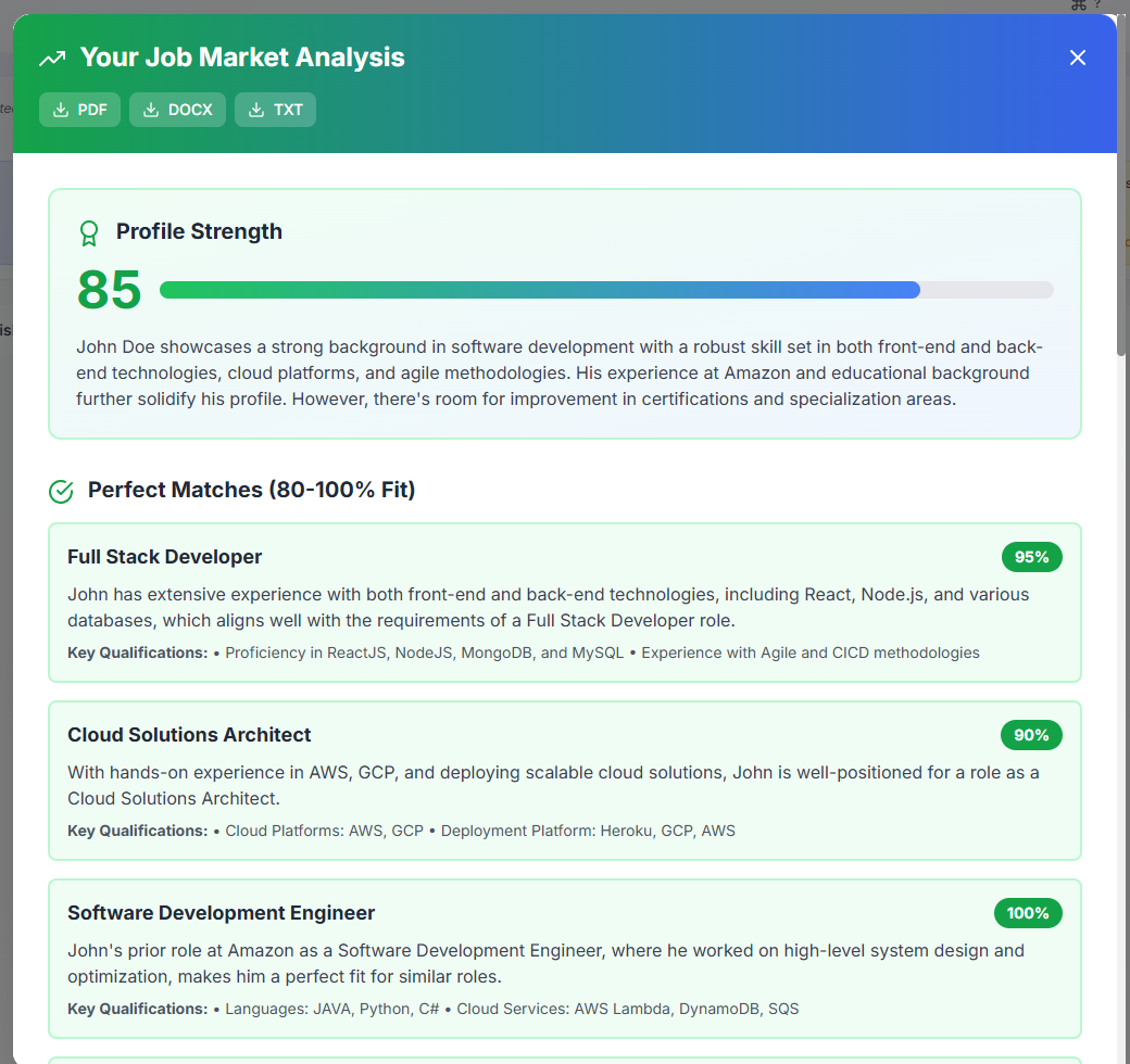 CareerGuru AI - Screenshot 4 showing product features and functionality