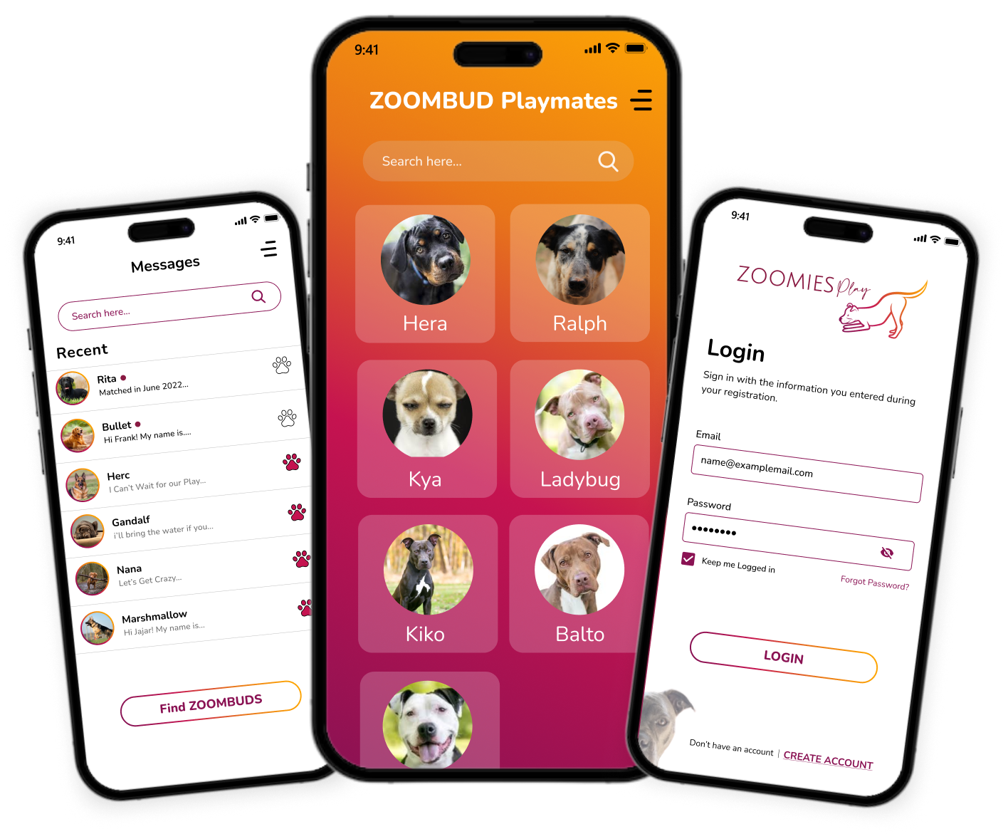 Mídia 2 de Zoomies Play ™ App - O melhor aplicativo para socializar seu cachorro