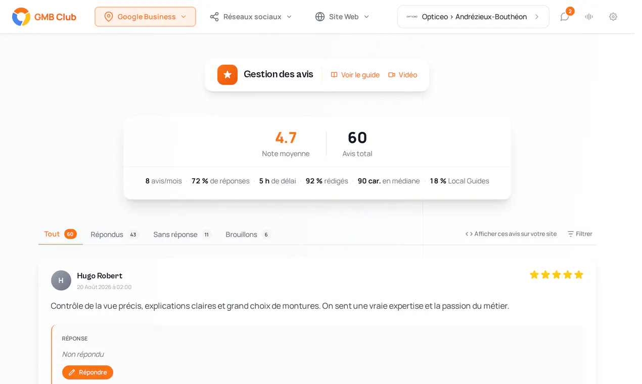 Avis Maestro GMB gallery image