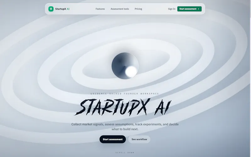 StartupX AI screenshot 1