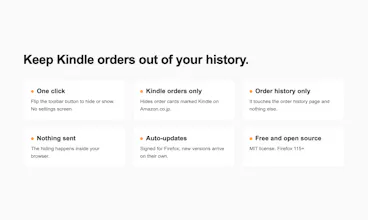 Hide Kindle Orders gallery image