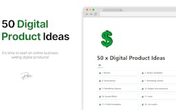 50 Digital Product Ideas media 1