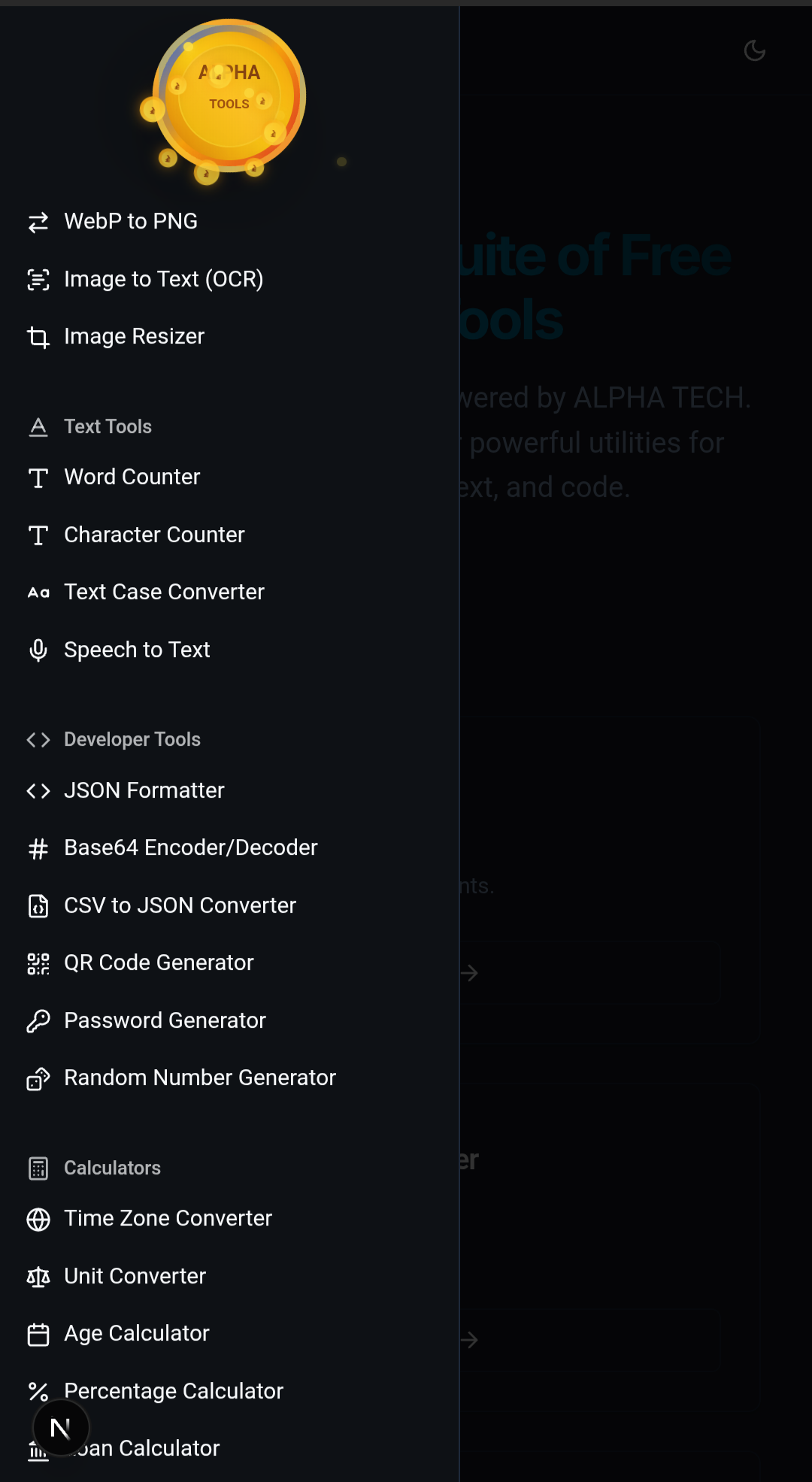 ALPHA TOOLS - Full-featured Free 15+Tools —install it like a native app  media 3