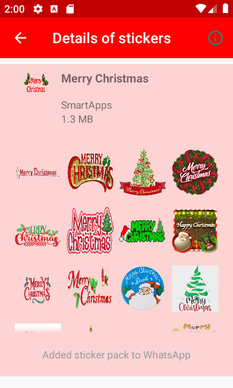 Christmas Stickers for WhatsApp gallery image