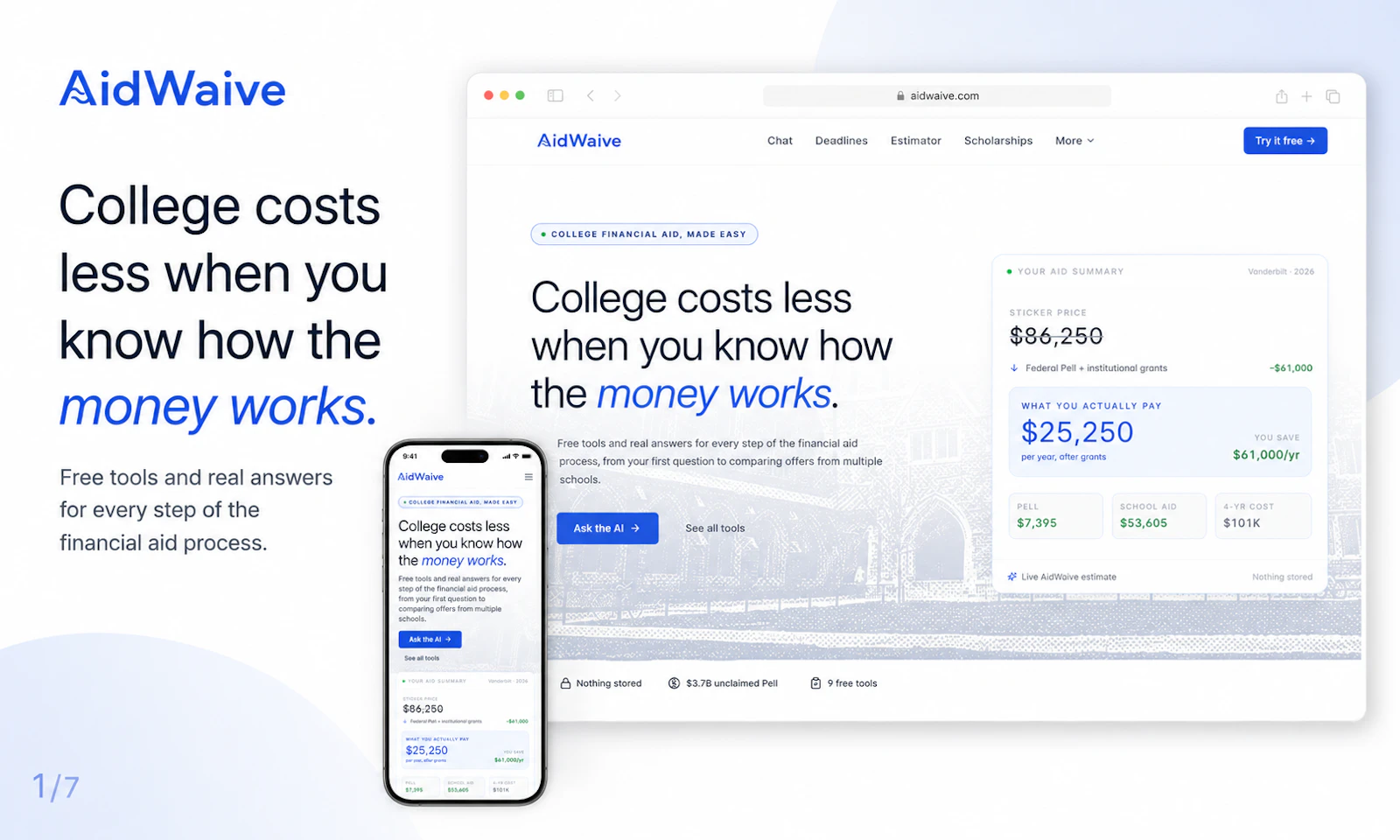 AidWaive screenshot 1