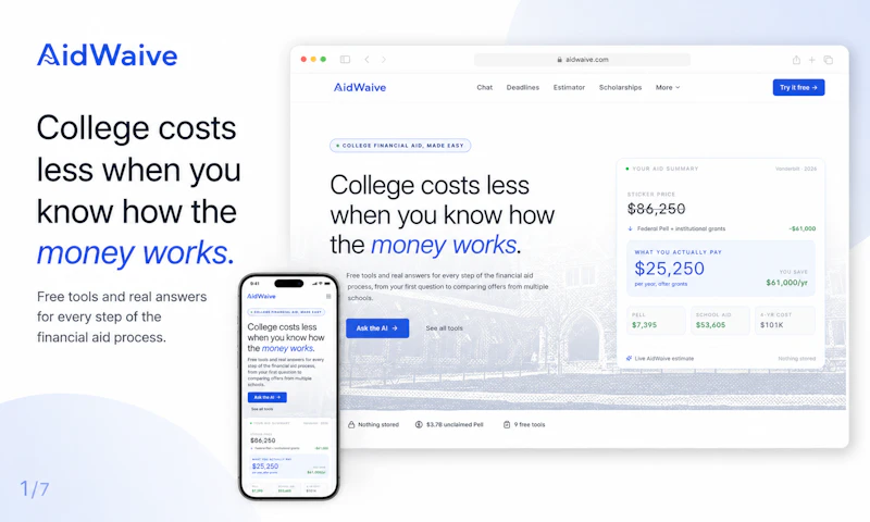 AidWaive screenshot 1
