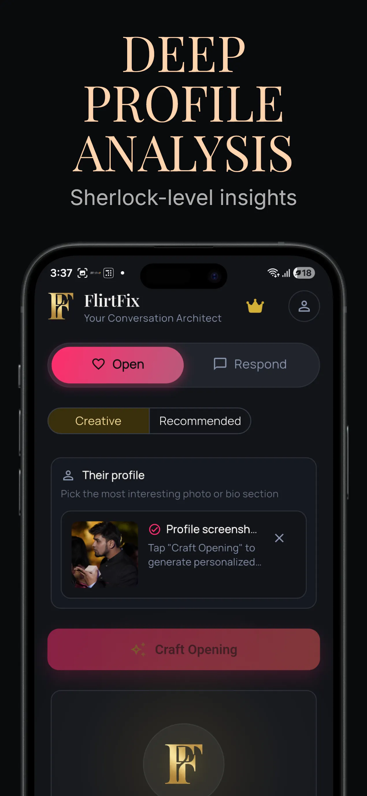 TryAgainText + FlirtFix gallery image