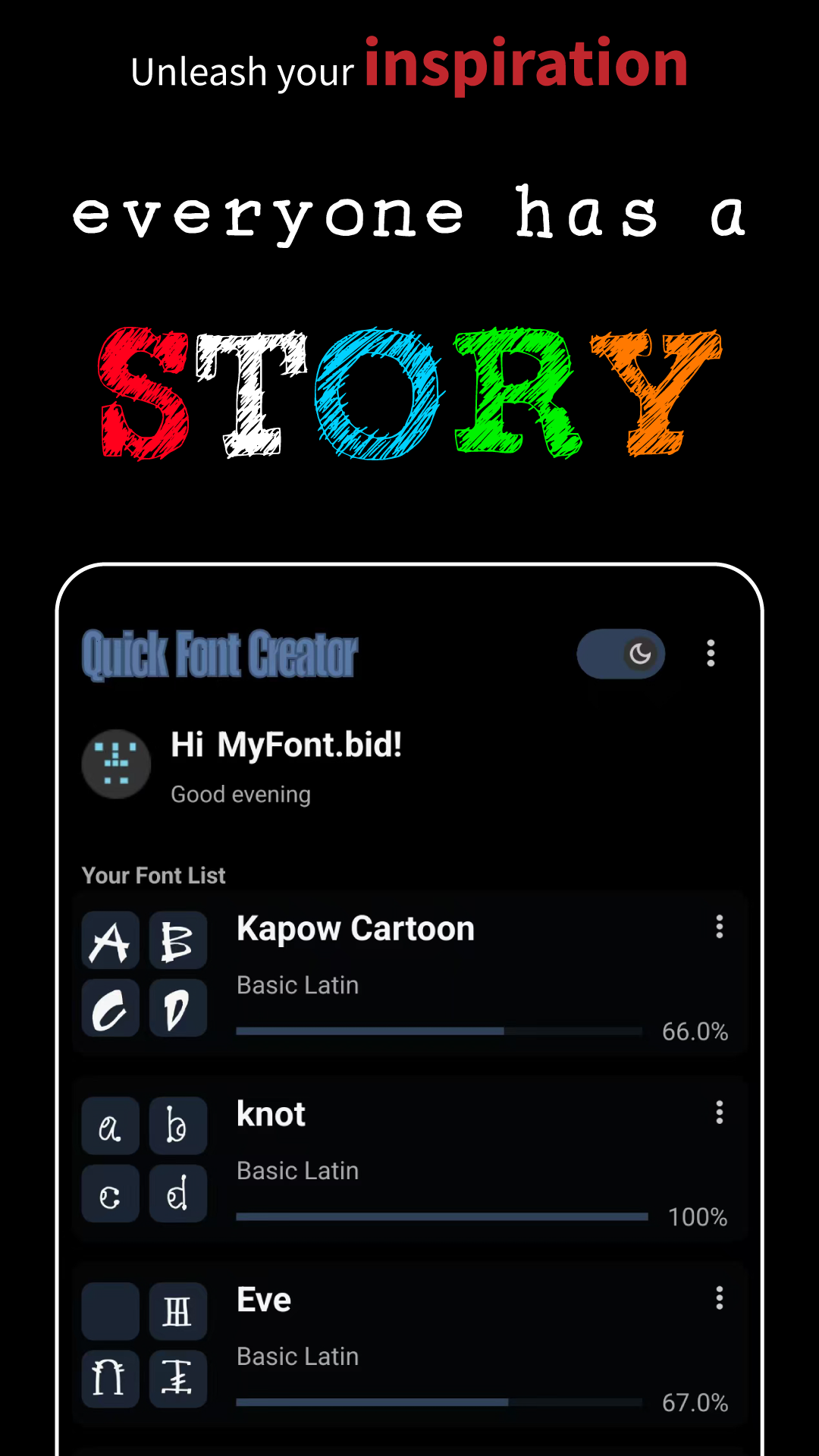 Quick Font Creator gallery image