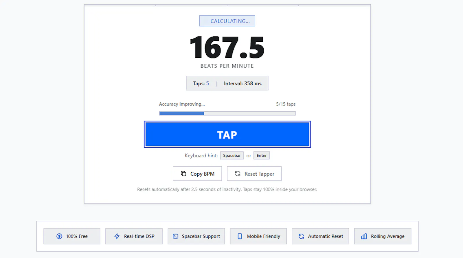 BPM Finder screenshot 1