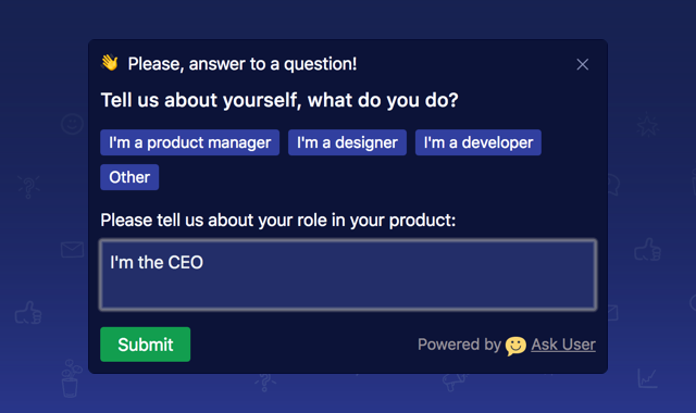 Ask User gallery image