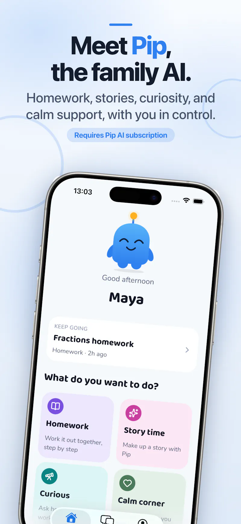 Pip: Family AI Chat screenshot 1