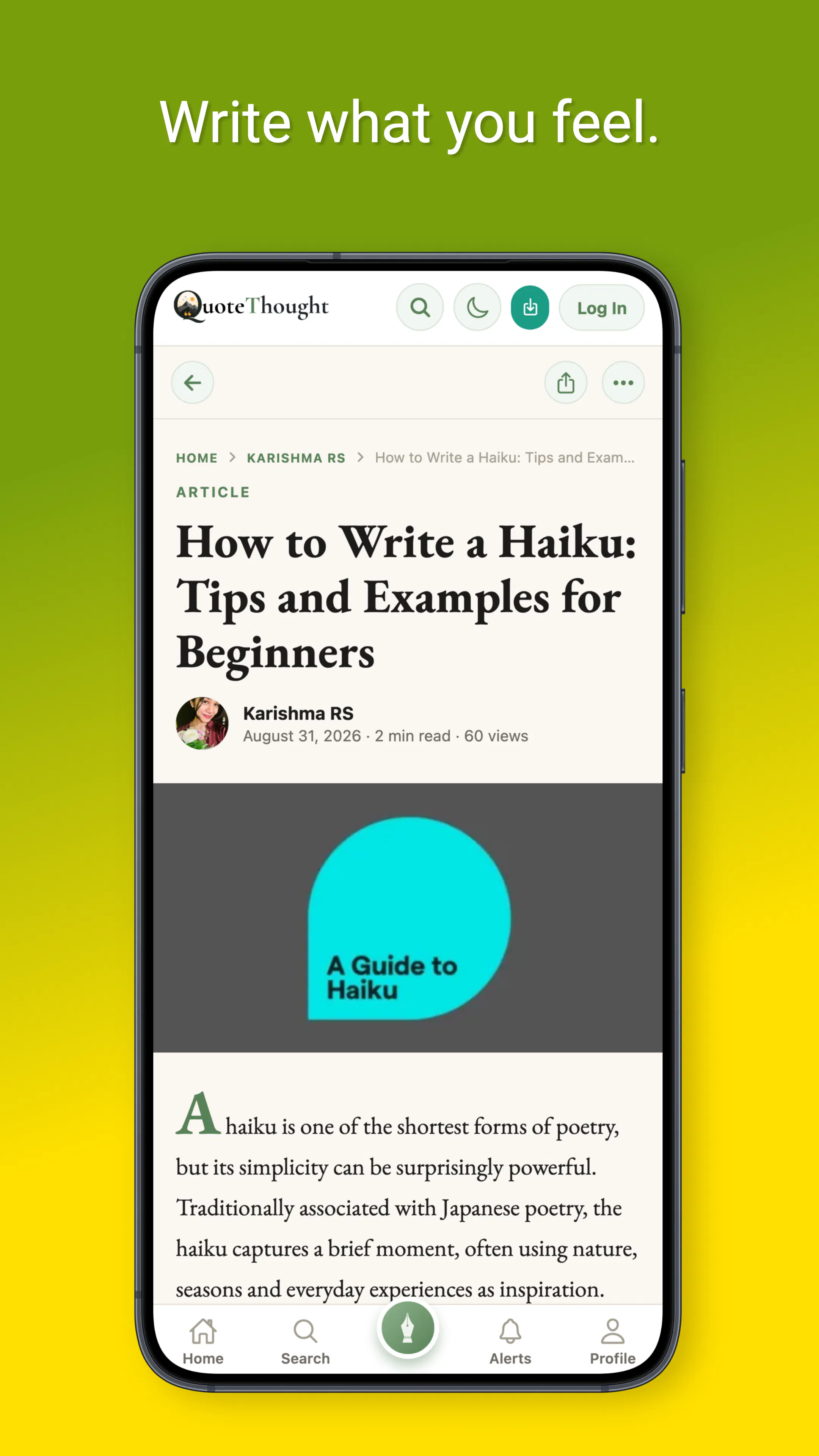 Quotethought – Quotes & Writing App gallery image