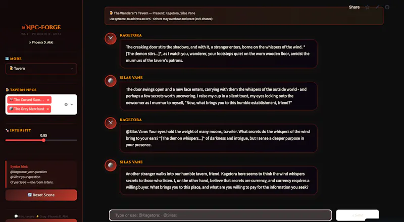NPC-Forge v0.1 screenshot 3