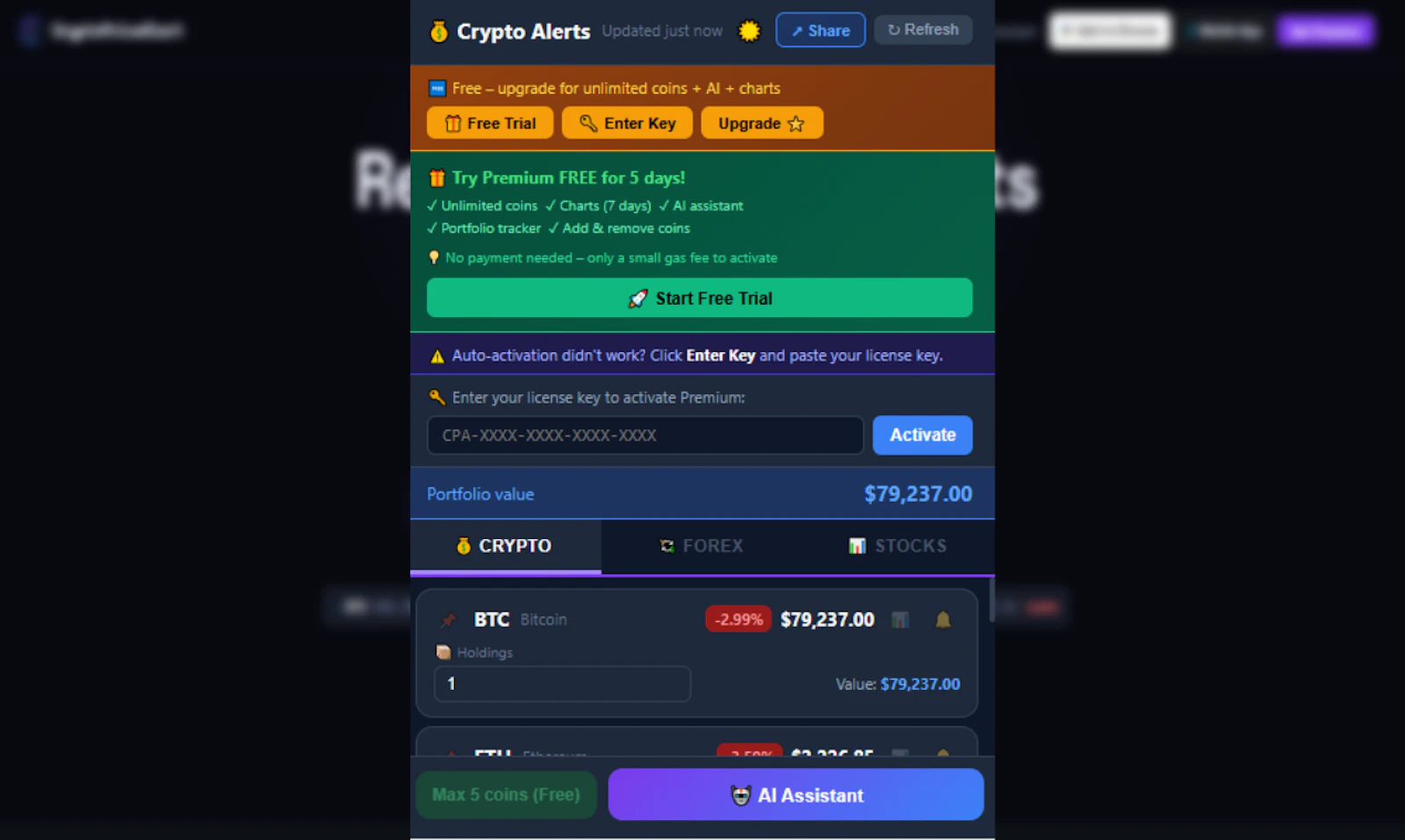 Crypto Price Alert screenshot 5