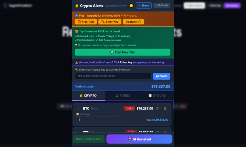 Crypto Price Alert screenshot 5